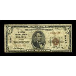 Emporia, VA - $5 1929 Ty. 1 The Citizens NB Ch.