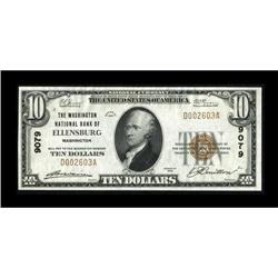 Ellensburg, WA - $10 1929 Ty. 1 The Washington