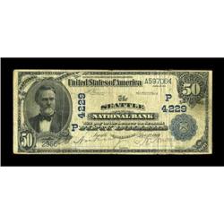 Seattle, WA - $50 1902 Date Back Fr. 670 The