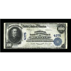 Seattle, WA - $100 1902 Plain Back Fr. 701 The