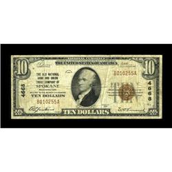 Spokane, WA - $10 1929 Ty. 1 The Old NB & Union