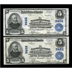 Fairmont, WV - $5 1902 Plain Back Fr. 600 The NB