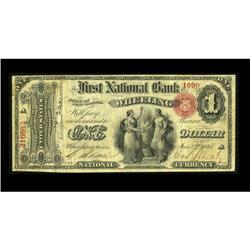 Wheeling, WV - $1 Original Fr. 380 The First NB