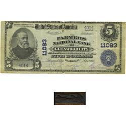 Glenwood City, WI - $5 1902 Plain Back Fr. 606