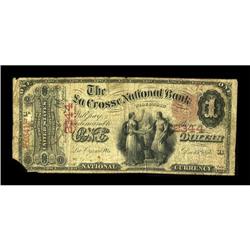 La Crosse, WI - $1 1875 Fr. 384 The La Crosse NB