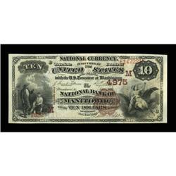 Manitowoc, WI - $10 1882 Brown Back Fr. 487 The