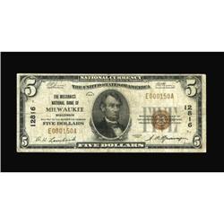 Milwaukee, WI - $5 1929 Ty. 1 The Mechanics NB