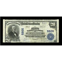 Oconomowoc, WI - $20 1902 Plain Back Fr. 659 The