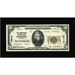 Oconomowoc, WI - $20 1929 Ty. 2 The Oconomowoc