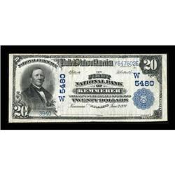 Kemmerer, WY - $20 1902 Plain Back Fr. 659 The