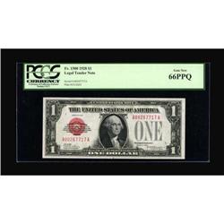 Fr. 1500 $1 1928 Legal Tender Note. PCGS Gem New
