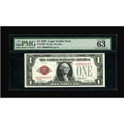Fr. 1500 $1 1928 Legal Tender Note. PMG Choice