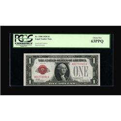Fr. 1500 $1 1928 Legal Tender Note. PCGS Choice