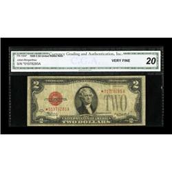 Fr. 1504* $2 1928C Legal Tender Note. CGA Very