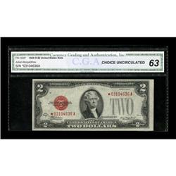 Fr. 1505* $2 1928D Legal Tender Note. CGA Choice