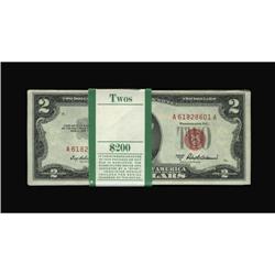 Fr. 1510 $2 1953A Legal Tender Notes. 100 Notes.