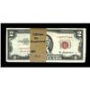 Image 1 : Fr. 1510 $2 1953A Legal Tender Notes. Pack of