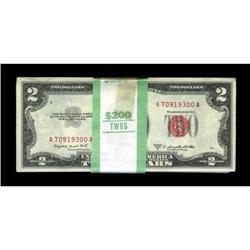 Fr. 1511 $2 1953B Legal Tender Notes. Pack of