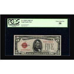 Fr. 1528* $5 1928C Legal Tender Note. PCGS