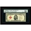 Image 1 : Fr. 1528* $5 1928C Mule Legal Tender Note. PMG
