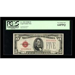 Fr. 1529 $5 1928D Legal Tender Note. PCGS Very