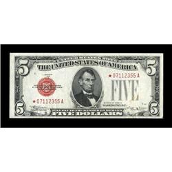 Fr. 1529* $5 1928D Legal Tender Note. Very Fine.