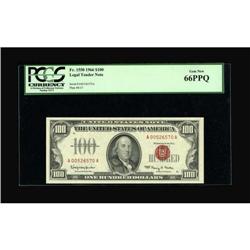 Fr. 1550 $100 1966 Legal Tender Note. PCGS Gem