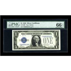 Fr. 1600 $1 1928 Silver Certificate Low Serial