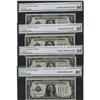 Image 1 : Fr. 1600 $1 1928 Silver Certificates. Four