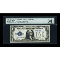 Fr. 1600 $1 1928 Silver Certificate. PMG Choice