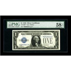 Fr. 1600* $1 1928 Silver Certificate. PMG Choice