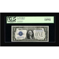 Fr. 1601 $1 1928A Silver Certificate. PCGS Very