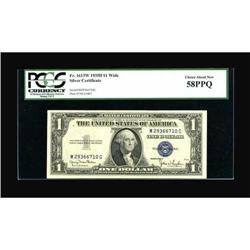 Fr. 1613W $1 1935D Silver Certificate. PCGS