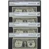 Image 1 : Fr. 1621 $1 1957B Silver Certificates. Four