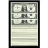 Image 1 : 54 Three-digit Serial Numbered Notes. $1 1957B