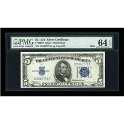 Fr. 1650 $5 1934 Silver Certificate. PMG Choice