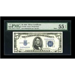 Fr. 1650 $5 1934 Silver Certificate. PMG About