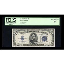Fr. 1653 $5 1934C Silver Certificate. PCGS Very