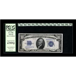 Fr. 1701 $10 1934 Silver Certificate. PCGS