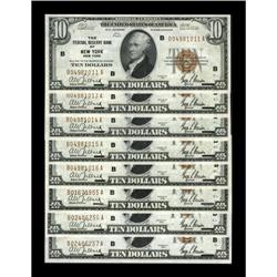 Fr. 1860-B $10 1929 Federal Reserve Bank Notes.