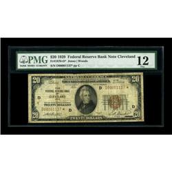 Fr. 1870-D* $20 1929 Federal Reserve Bank Note.