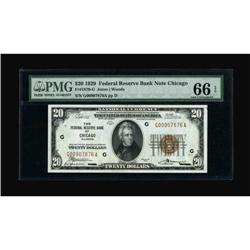 Fr. 1870-G $20 1929 Federal Reserve Bank Note.