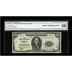 Fr. 1890-J* $100 1929 Federal Reserve Bank Note.