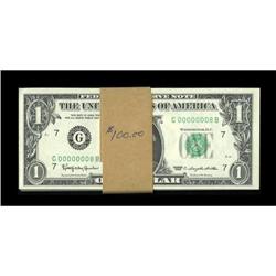 Fr. 1900-G $1 1963 Federal Reserve Notes.