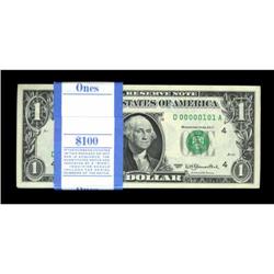 Fr. 1909-D $1 1977 Federal Reserve Notes.