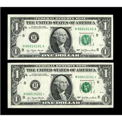 Fr. 1909-H, Fr. 1909-H* $1 1977 Federal Reserve