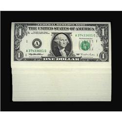 Fr. 1923-A $1 1995 Web Federal Reserve Notes.