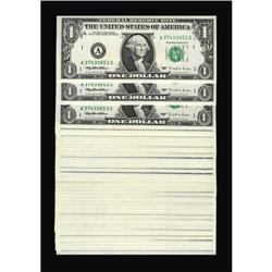 Fr. 1923-A $1 1995 Web Federal Reserve Notes.