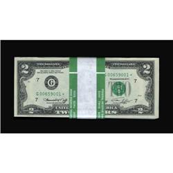 Fr. 1935-G* $2 1976 Federal Reserve Notes.