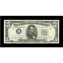 Fr. 1961-C* $5 1950 Federal Reserve Note.